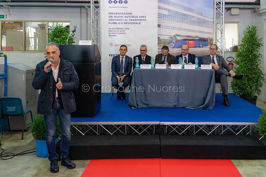 Il segretario regionale della FIT-CISL Valerio Zoccheddu (foto S.Novellu)