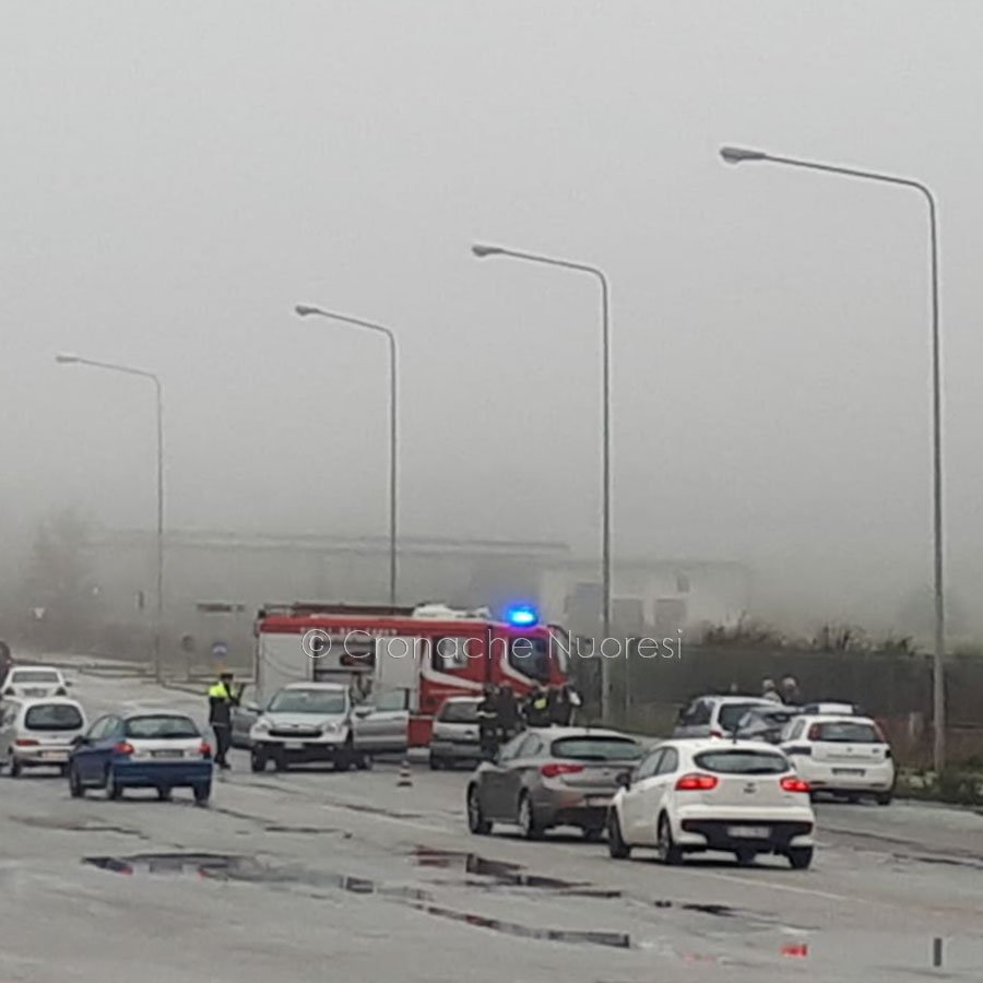 La scena dell'incidente a Prato Sardo