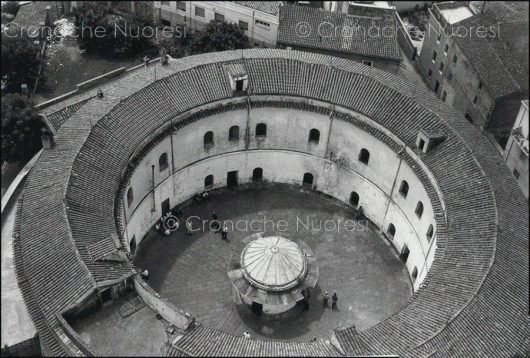 Nuoro, carcere La Rotonda dall'alto (foto F.Pinna)