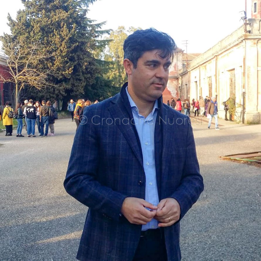 Il sindaco Andrea Soddu all'Ex Artiglieria (foto S.Novellu)