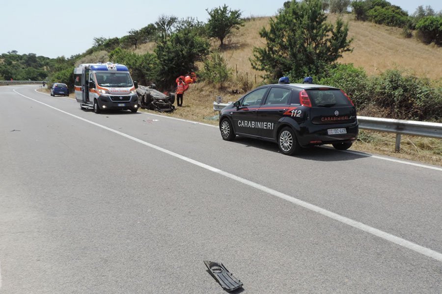 La scena dell'incidente