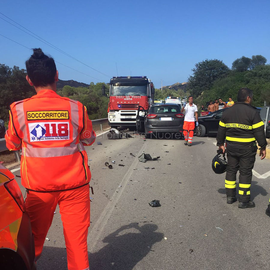 La scena dell'incidente