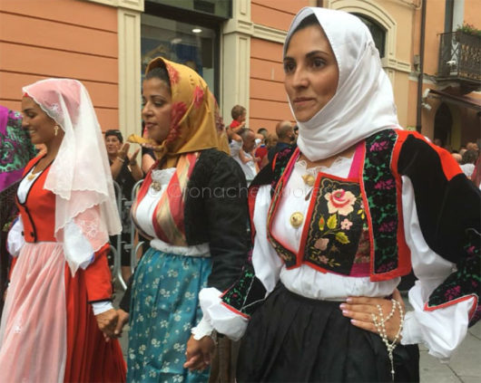 Nuoro. Redentore 2019, abiti tradizionali (foto Leonardo Moro)