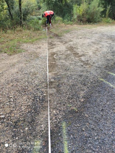 Il punto dove è successo l'incidente 