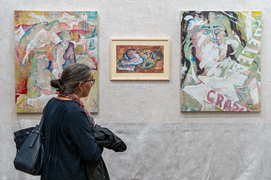 La mostra di Alfonso Silba a Nuoro (foto S.Novellu)