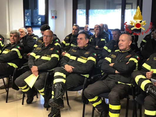 La visita del direttore regionale VVFF Antonio Angelo Porcu a Nuoro