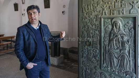 Andrea Soddu illustra i nuovi percorsi turistici (foto S.Meloni)