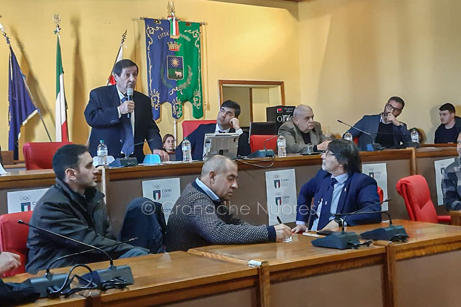 Cerimonia di premiazione degli atleti del Nuorese in Comune a Nuoro