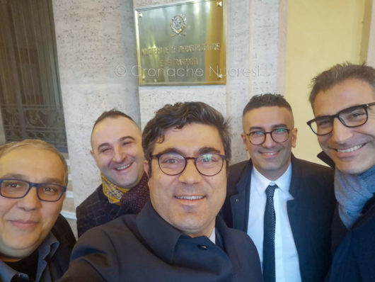 Gli amministratori nuoresi a Roma