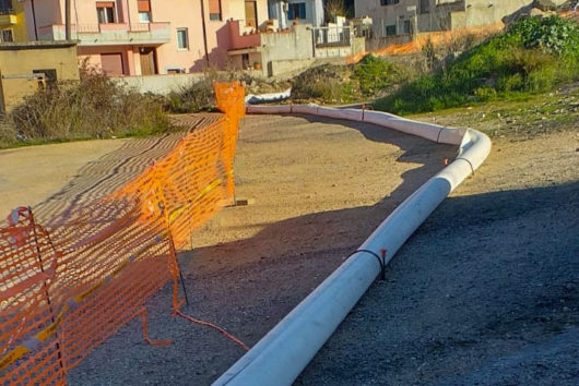 Lavori sulla condotta di Janna ' e Ferru