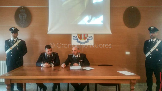 La conferenza stampa sugli arresti per droga