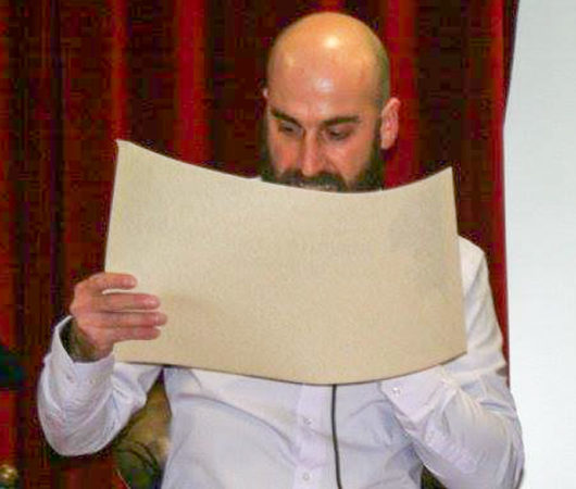 Il sindaco di Mamoiada Luciano Barone