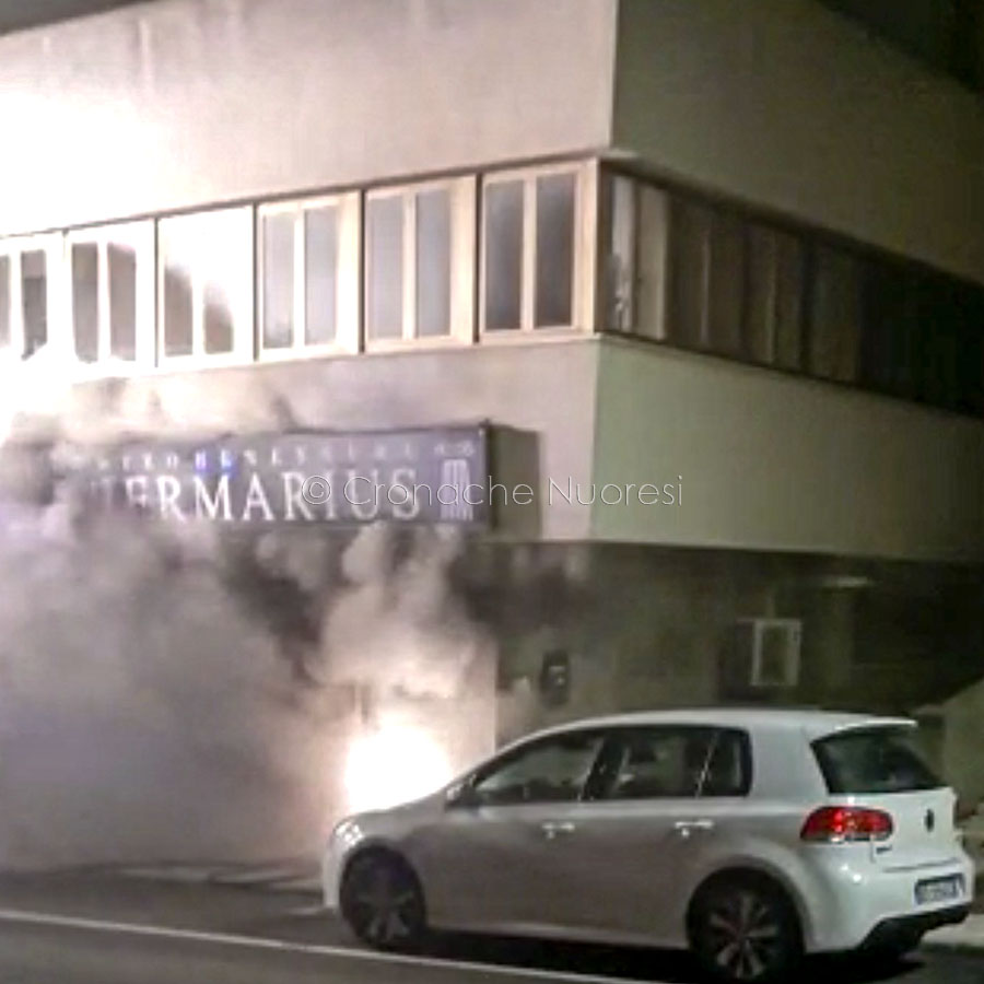 Nuoro, incendio al centro benessere Thermarius