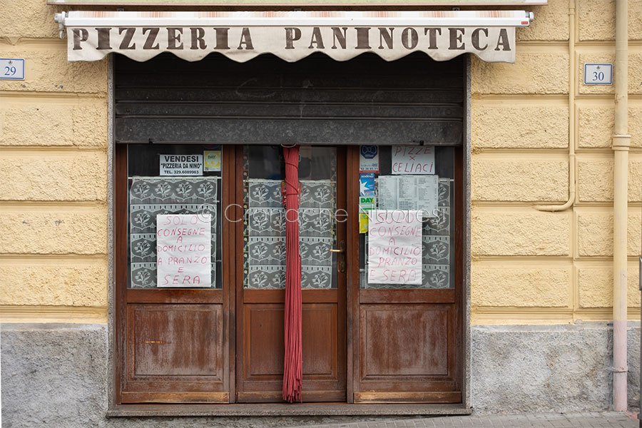 Emergenza Coronavirus, pizzeria, solo consegna a domicilio (© foto S.Novellu)