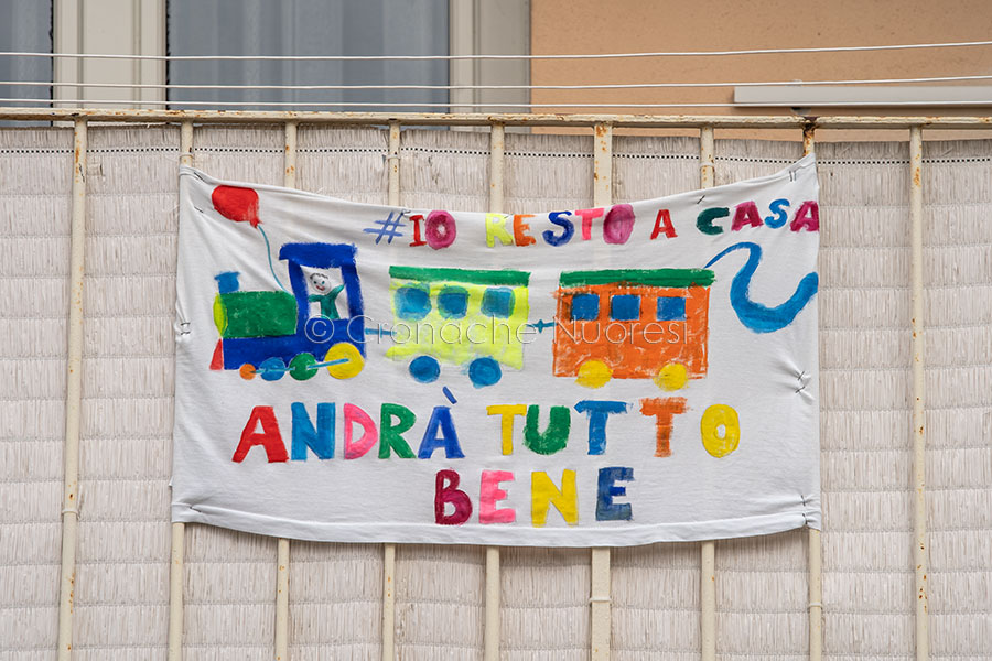 Emergenza Coronavirus, “Andrà tutto bene” (© foto S.Novellu)