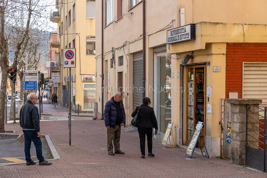 Emergenza Coronavirus. In via Lamarmora a Nuoro (© foto S.Novellu)