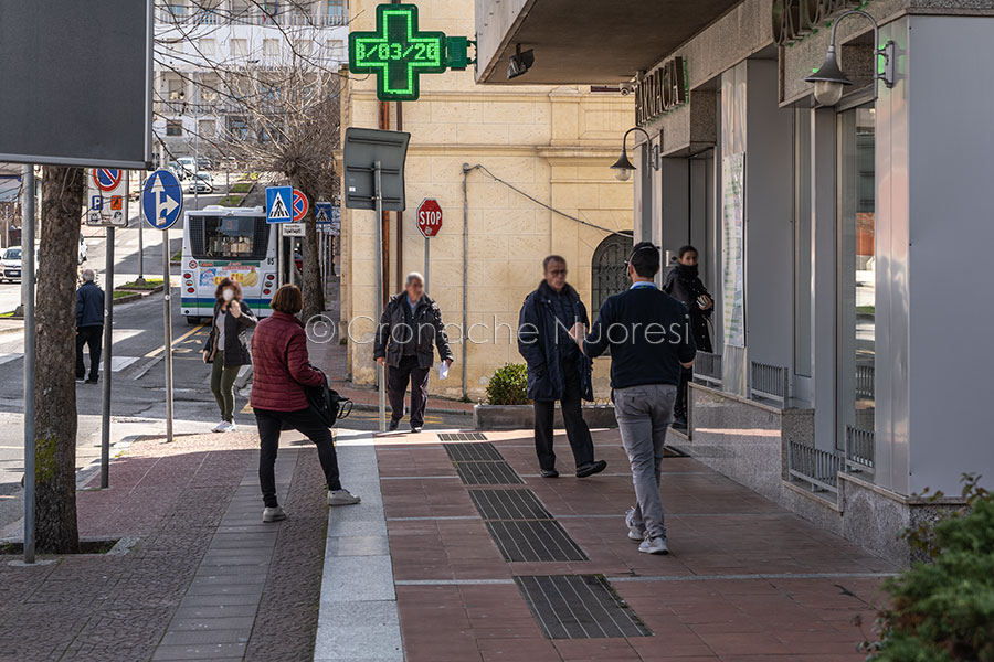 Emergenza Coronavirus. In via Manzoni a Nuoro (© foto S.Novellu)