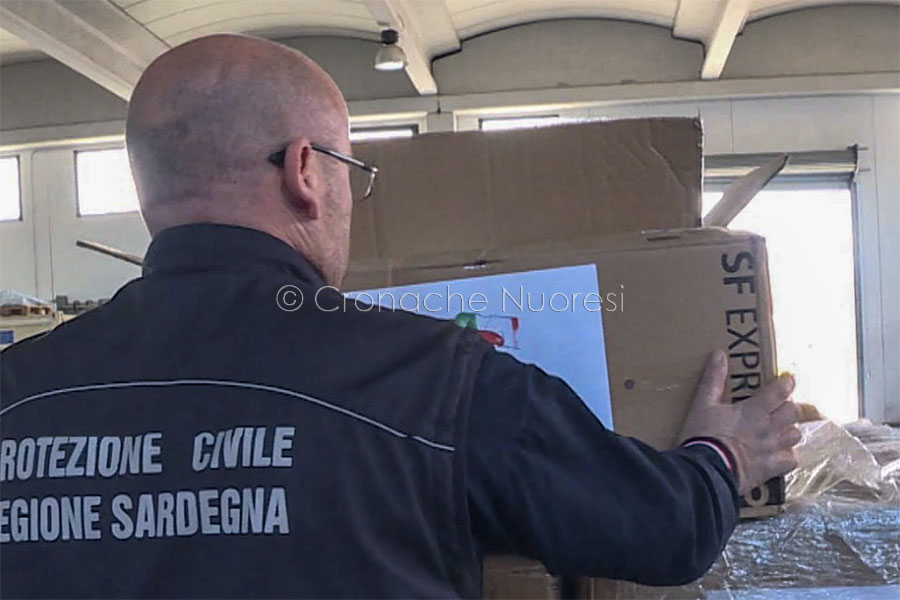 La fornitura di dispositivi di sicurezza arrivata dalla Cina