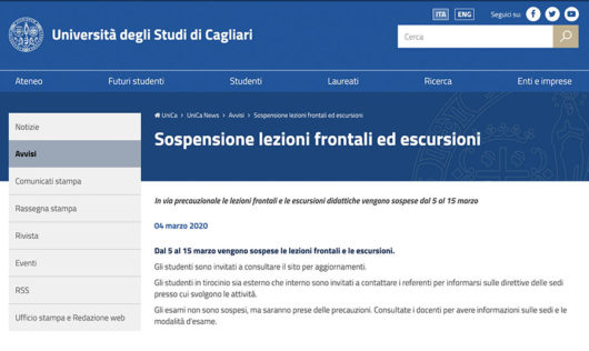Le info a proposito degli esami