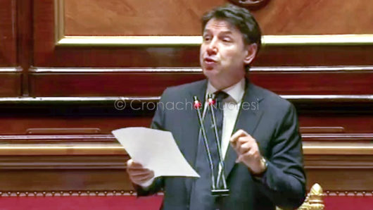 Il presidente del Consiglio Giuseppe Conte