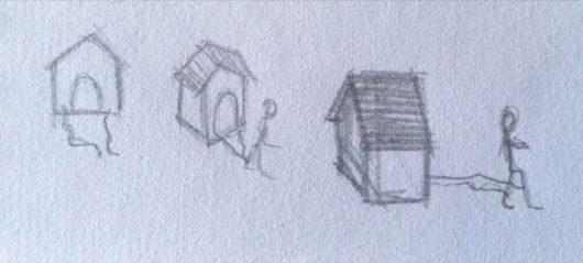 Quarantena la performance azione di Nicola Mett