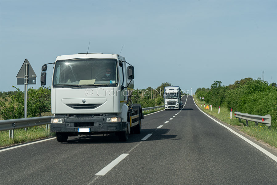 Uno scorcio della Statale 129 (foto S.Novellu)