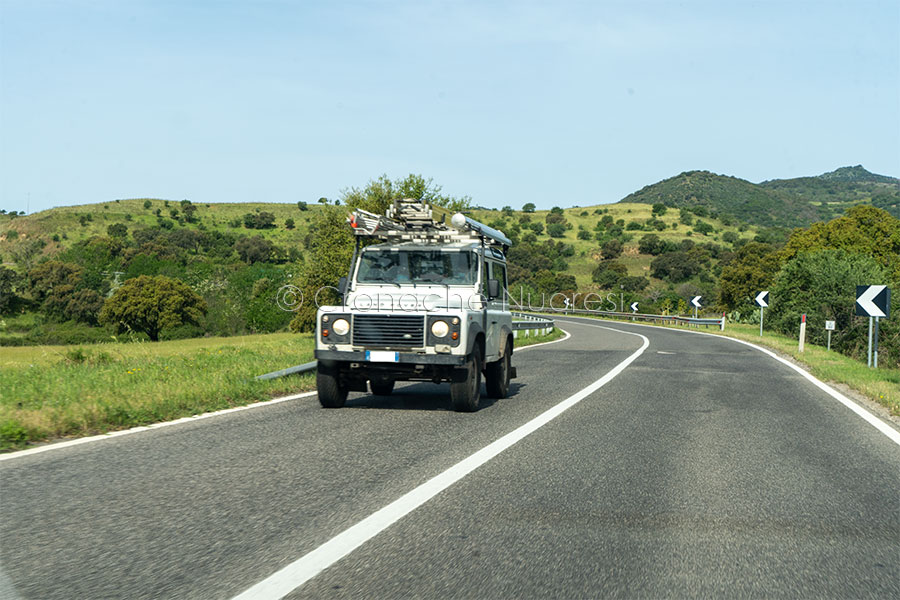 Uno scorcio della Statale 129 (foto S.Novellu)