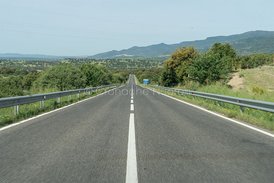 Uno scorcio della Statale 129 (foto S.Novellu)