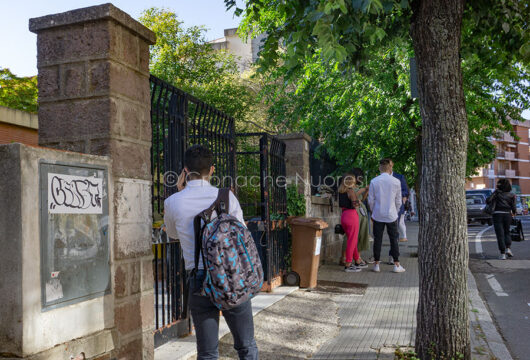 Nuoro. Esami di maturità all'Istituto Fermi (foto S.Novellu)