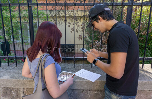 Nuoro. Esami di maturità all'Istituto Fermi (foto S.Novellu)