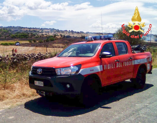 I vigili del Fuoco oggi per l'incendio a Oddini