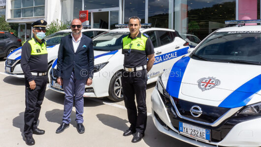 La presentazione delle auto elettriche (foto S.Meloni)