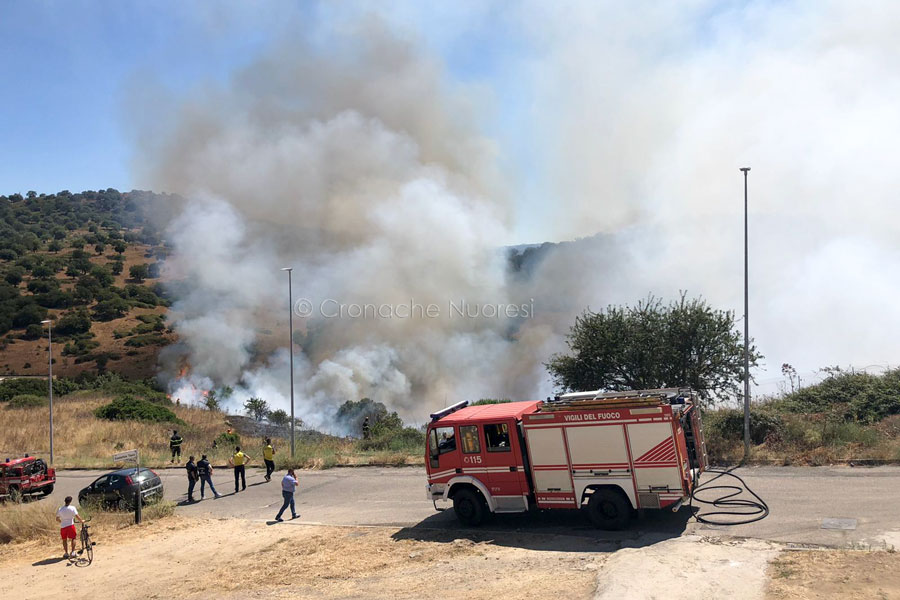 L'incendio a Mughina
