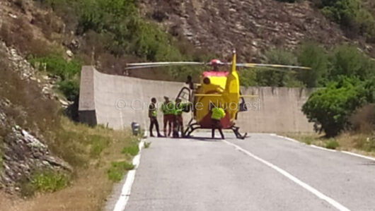 La scena della tragedia a Gadoni