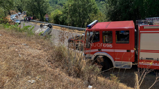 La scena dell'incidente
