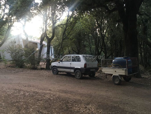 Monte Ortobene, cisterna per il rifornimento idrico