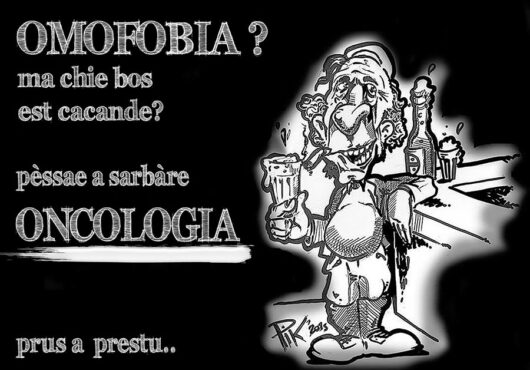 Omofobia, la vignetta di PIK