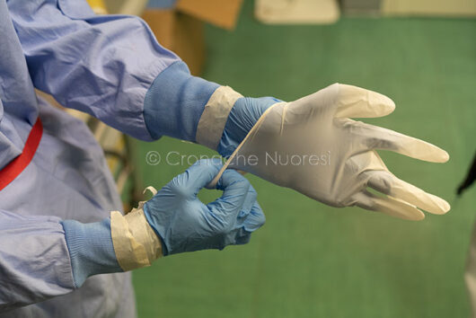 Nuoro, reparto Covid (foto S.Novellu)