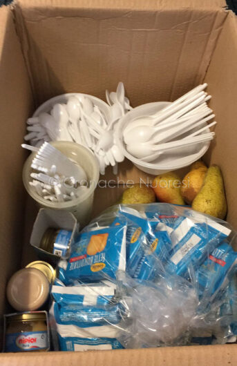 Una parte delle dettate alimentari messe a disposizione degli operatori 118