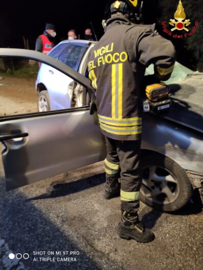 La scena dell'incidente