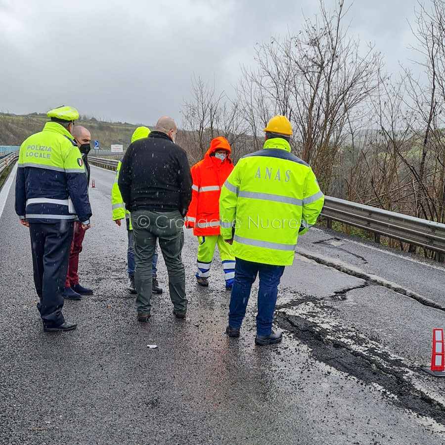 Il sopralluogo in località 