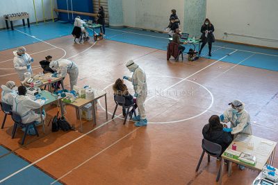 Un momento della campagna di screening a Nuoro (foto S.Novellu)