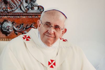 Papa Francesco a Cagliari nel 2013 (foto S.Novellu)