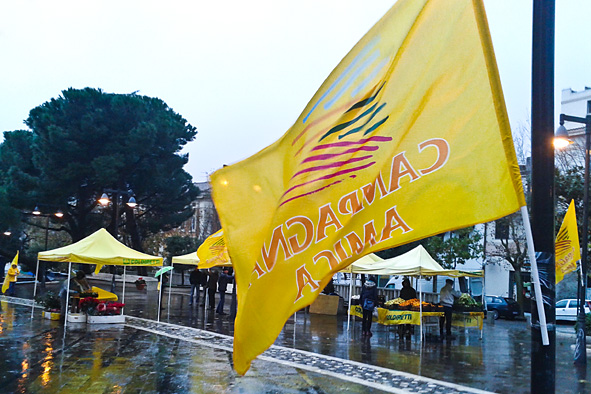 Il km zero di Campagna Amica ai Giardini di P.zza V. Emanuele