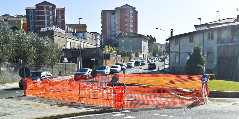 Chiusa rotatoria per Badu ‘e Carros  e Città Giardino