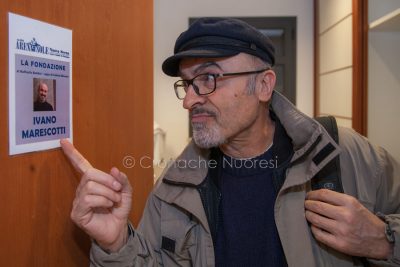Ivano Marescotti dopo lo spettacolo a Nuoro (S.Novellu)