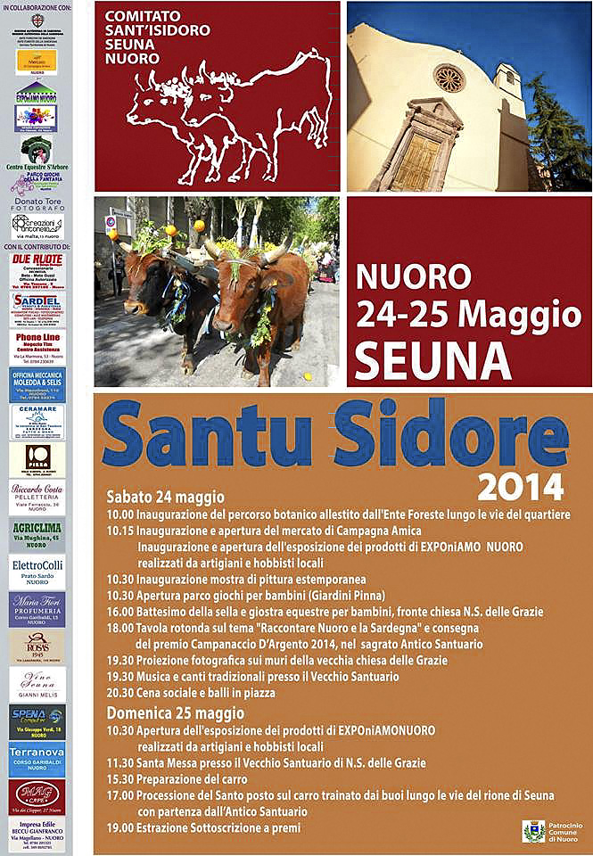 Sant'Isidoro: Nuoro e Seuna festeggiano il patrono degli agricoltori