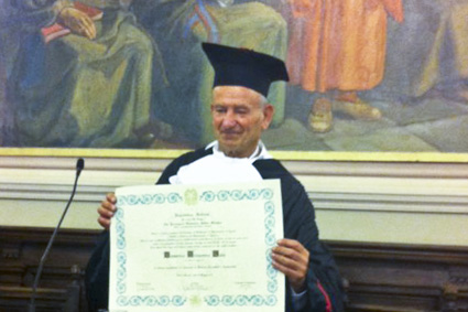 Laurea honoris causa a Domenico Ruiu