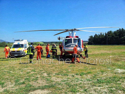 Due escursionisti colti da malore nelle campagne di Baunei trasportati in ospedale con l'elicottero