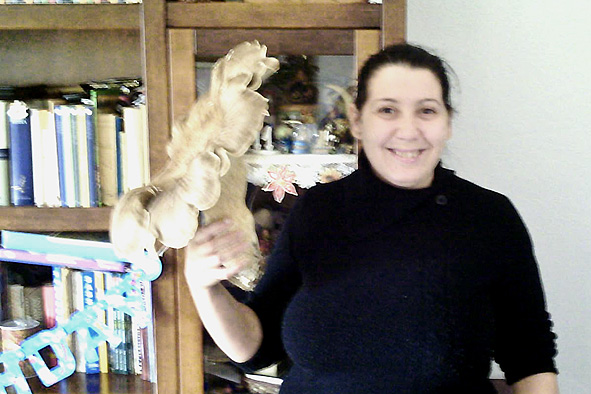 Antunna gigante alle porte di Nuoro